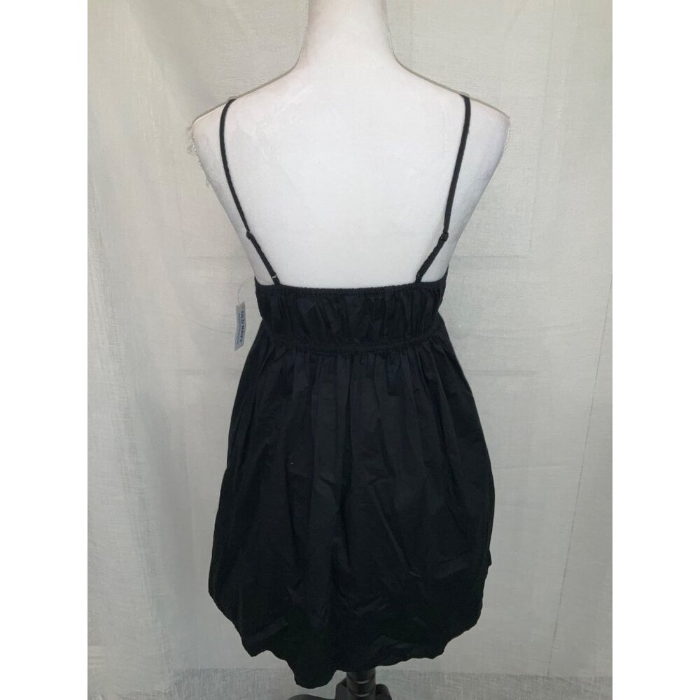 Old Navy Black Spaghetti Strap Dress size Small NEW 100% Cotton - Picture 4 of 7